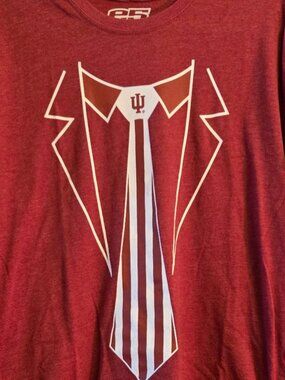 E5 NCAA Indiana University Hoosiers Tuxedo Logo T-Shirt